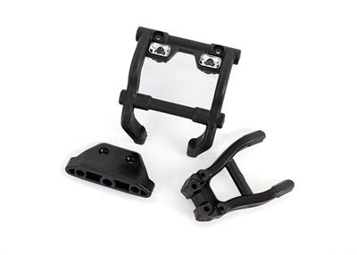 Traxxas - TRX6777X - Wheelie bar mounts/ rear skidplate (fits 4WD Stampede®) (for LED light kit installation)