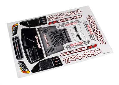 Traxxas - TRX6813R - Decal sheet, Slash® 4X4