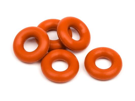 HPI - HP6819 - SILICONE O-RING P-3 (RED/5pcs)