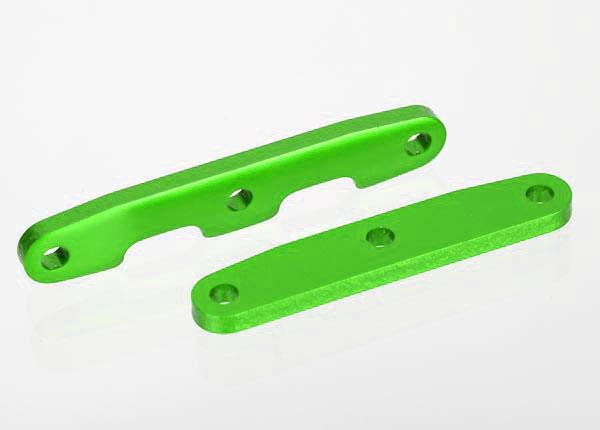 Traxxas - TRX6823G - Bulkhead tie bars, front & rear, aluminum (green-anodized)