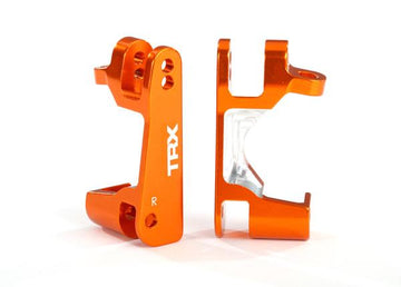 Traxxas - TRX6832A - Caster blocks (c-hubs), 6061-T6 aluminum (orange-anodized), left & right