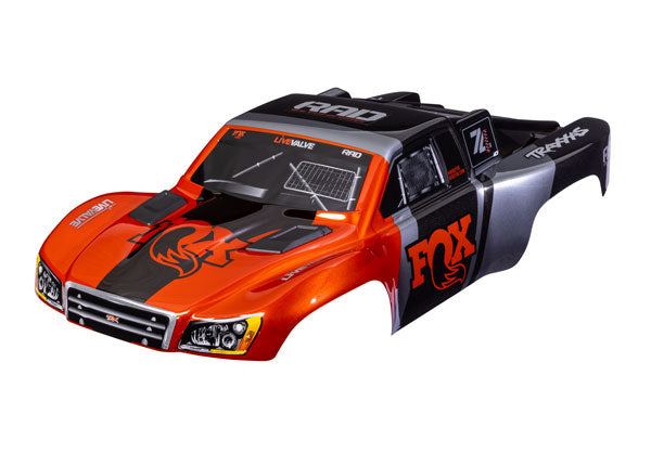 Traxxas - TRX6849R - Body, Slash® VXL 2WD (also fits Slash® 4X4), Fox® (painted, decals applied)