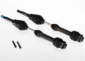 Traxxas - TRX6851R - Driveshafts, front, steel-spline constant-velocity (complete assembly) (2 stk)