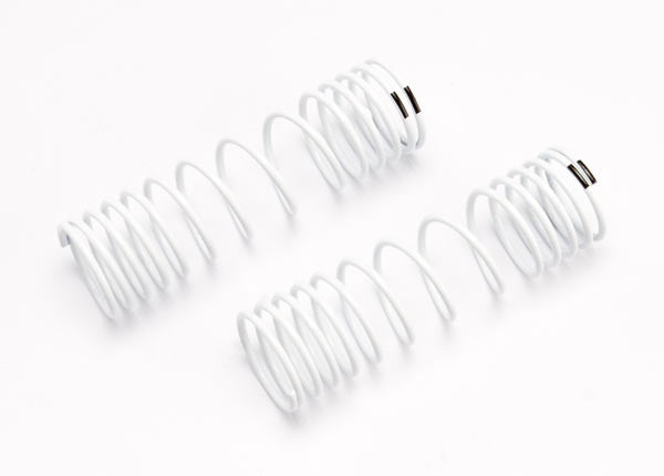 Traxxas - trx6858 - Springs, rear (white) (progressive rate) (2)