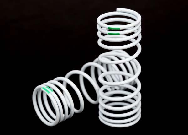 Traxxas - trx6862 - Springs, front (progressive, -10% rate, green) (2)