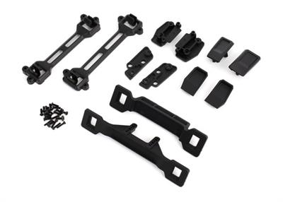 Traxxas - TRX6929 -Body conversion kit, Slash 2WD (includes front & rear body mounts, latches, hardware) (for clipless mounting)
