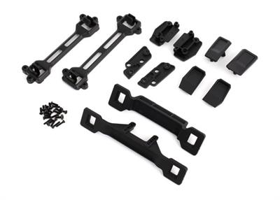 Traxxas - TRX6929 - Body conversion kit, Slash 2WD (includes front & rear body mounts, latches, hardware) (for clipless mounting)