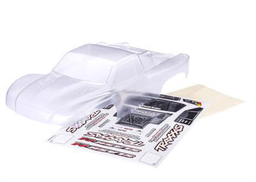 Traxxas - TRX6965 - Body, Slash® 4X4 (also fits Slash® VXL & Slash® 2WD) (clear, requires painting)/ window masks/ decal sheet