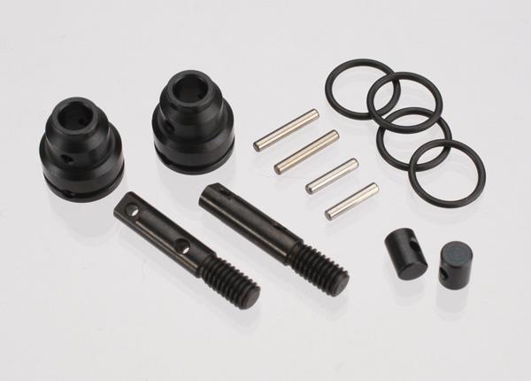 Traxxas - TRX7055 - Rebuild kit, steel constant-velocity driveshafts (includes pins, o-rings, stub axles for driveshafts assemblies)