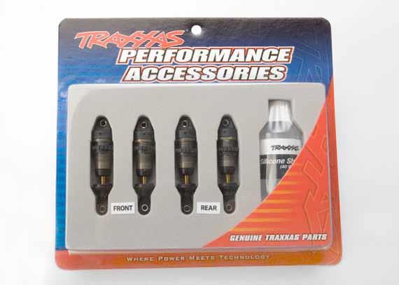 Traxxas - TRX7061X - GTR Shocks with hard anodized, PTFE-coated bodies and TiN shafts