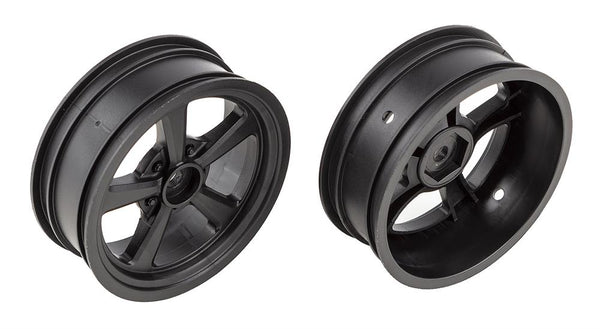 Team Associated - AE71079 - DR10 Drag Front Wheels, black