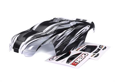 Traxxas - TRX7115X - Body, 1/16 E-Revo, ProGraphix® (graphics are printed, requires paint & final color application)/ decal sheet