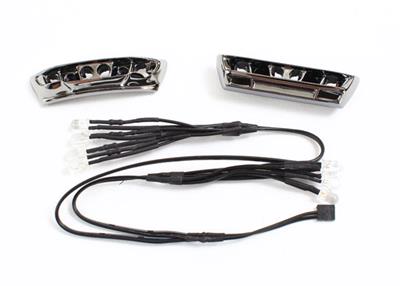 LED lights, light harness (4 clear, 4 red)/ bumpers, front & rear/ wire ties (3)  (requires power supply #7286)
