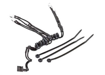LED lights, chassis harness (4 clear, 2 red) (1)/ wire tie (3) (requires power supply #7286)