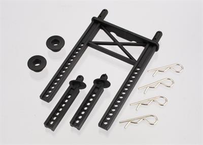 Traxxas - TRX7315 - Body mount, rear/ body mount posts, front (2)/body washer, rear (2)