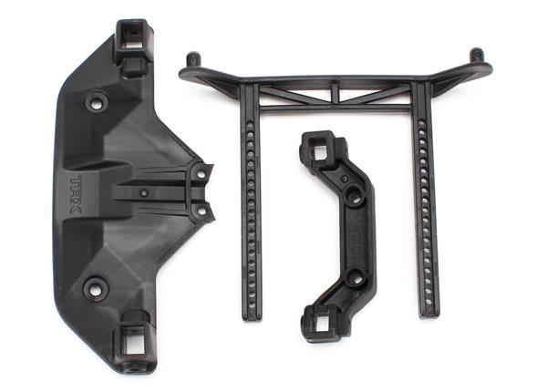 Traxxas - TRX7415x - Body mounts, front & rear/ body post, rear (1)