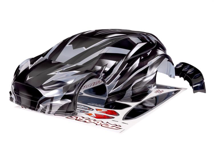 Body, Ford Fiesta® ST Rally Brushless, ProGraphix® (graphics are printed, requires paint & final color application)/ decal sheet