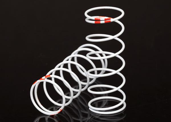 Traxxas - TRX7440 - Spring, shock, white (GTR long) (0.623 rate orange) (1 par)