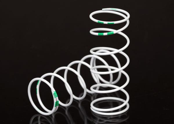 Traxxas - TRX7441 - Spring, shock, white (GTR long) (0.653 rate green) (1 pair)