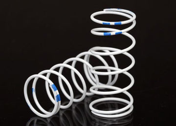 Traxxas - TRX7448 - Spring, shock, white (GTR long) (0.892 rate blue) (1 pair)