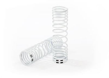 Traxxas - TRX7457 - Springs, rear (white) (progressive rate) (2)