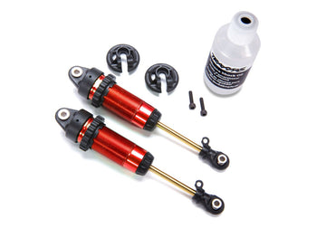 Shocks Alu Red GTR XX-Long without springs (2)