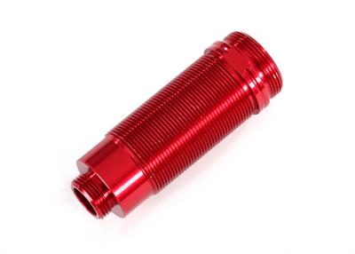 Traxxas - TRX7467R - Body, GTR xx-long shock, aluminum (red-anodized) (PTFE-coated bodies) (1)