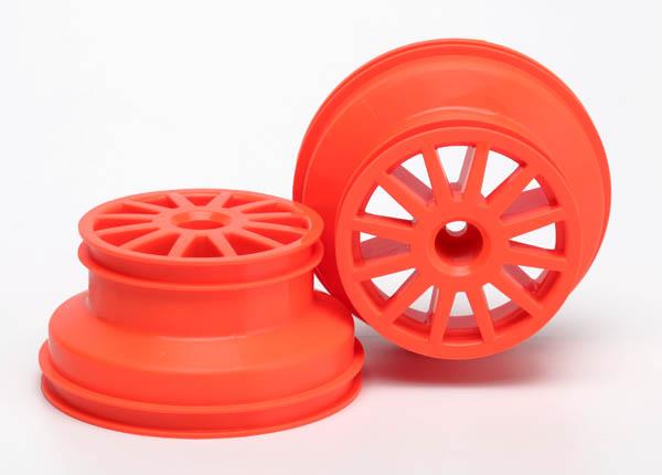 Traxxas - TRX7472A - Rally fælge med 12mm hex, orange - 2 stk