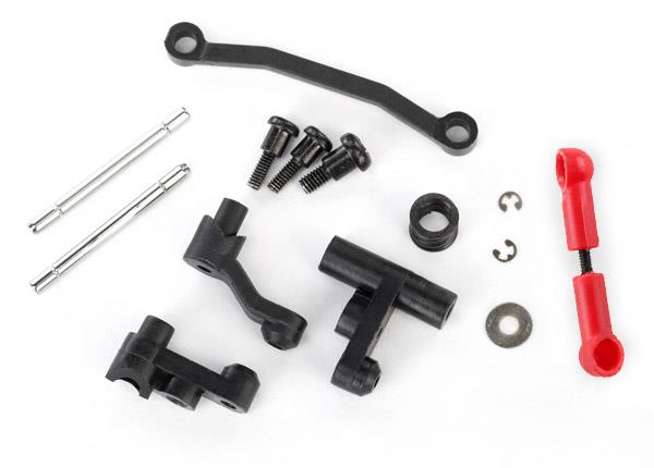 Latrax - TRX7538x - Steering bellcranks, servo saver/ spring/ spring retainer/ posts/ draglink