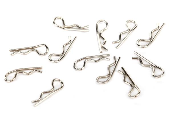 Latrax - TRX7542 - Karosseri clips (Silver) - 12 stk