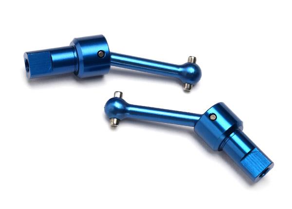 Latrax - TRX7550R - Driveshaft assembly, front/rear, 6061-T6 aluminum (blue-anodized) (2)