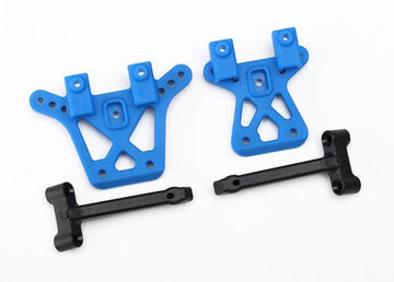 Latrax - TRX7637 - Shock tower, front (1), rear (1)/ shock tower brace (2)