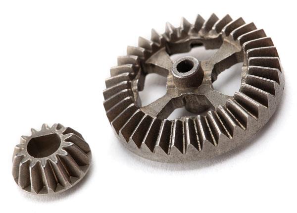Latrax - TRX7683 - Ring gear, differential/ pinion gear, differential (metal)