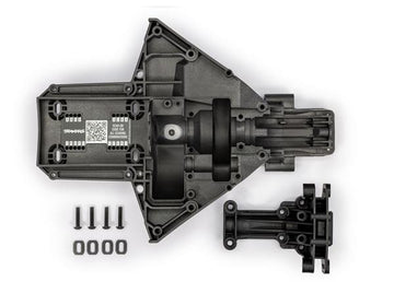 Traxxas - TRX7727A - Bulkhead, rear (upper & lower)/ motor mount washers (steel) (4)/ 4x18mm BCS (4) (replacing #7727 & #7728 requires #5108 ball bearings (2))