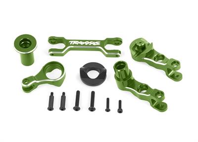 Traxxas - TRX7746G - Steering bellcranks (left and right)/ draglink (6061-T6 aluninum, green-anodized)
