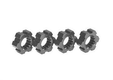 Traxxas - TRX7756-GRAY - Wheel hubs, hex, aluminum (gray-anodized) (4)