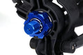 Traxxas - TRX7756X - Wheel hubs, hex, aluminum (blue-anodized) (4)