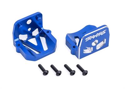 Traxxas - TRX7760B - Motor Mounts Front & Rear Set Alu Blue X-Maxx, XRT