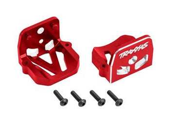 Traxxas - TRX7760-RED - Motor Mounts Front & Rear Set Alu red X-Maxx, XRT