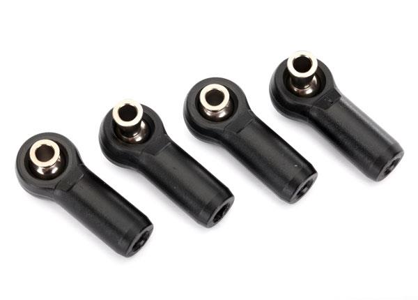 Traxxas - TRX7797 Rod ends (4) (assembled with steel pivot balls) (replacement ends for #7748G, 7748R, 7748X, 8542A, 8542R, 8542T, 8542X)