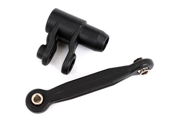 Traxxas - TRX7847 - Servo horn, steering/ linkage, steering (48mm, assembled with pivot balls)