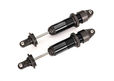 Traxxas - TRX7861A - Shocks, GTX, medium (aluminum, black-anodized) (fully assembled w/o springs) (2)