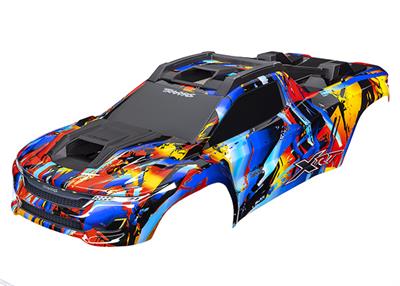 Traxxas - TRX7899 - Body, XRT®, Rock n&#039; Roll (painted, decals applied) (assembled with front & rear body supports for clipless mounting, roof & hood