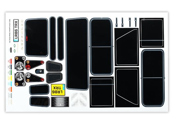 Traxxas - TRX8012 -  Decals, Land Rover® Defender®