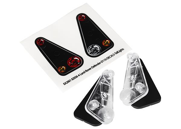 Traxxas - TRX8014 - Tail light housing (2)/ lens (2)/ decals (left & right) (fits #8011 body)