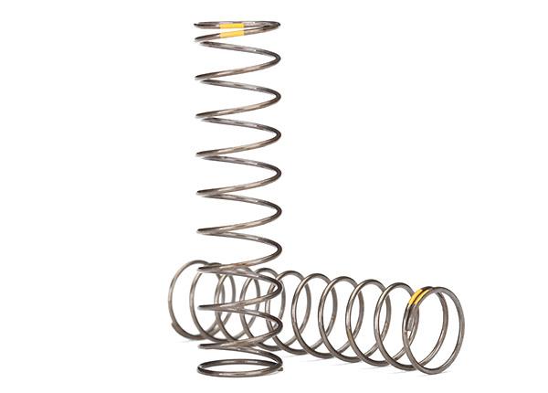 Traxxas - TRX8042 -  Springs, shock (natural finish) (GTS) (0.22 rate, yellow stripe) (2 stk)