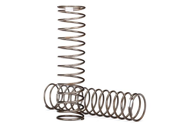 Traxxas - TRX8043 - Springs, shock (natural finish) (GTS) (0.30 rate, white stripe) (2 stk)