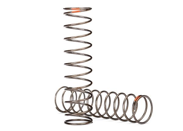 Traxxas - TRX8044 - Springs, shock (natural finish) (GTS) (0.39 rate, orange stripe) (2)