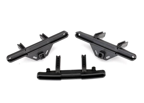 Traxxas - TRX8067x - Bumper mounts, front & rear/ bumper mount, rear (offset)