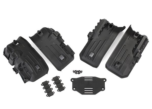 Traxxas - TRX8072 - Fenders, inner, front & rear (2 each)/ rock light covers (8)/ battery plate/ 3x8 flat-head screws (4)